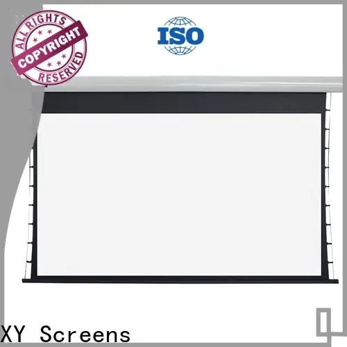 manual tensioned projector screen personalized for living room 1