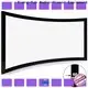 XY Screens curved projector screen factory price for household 1