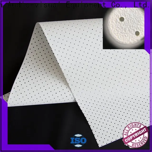 transparent acoustically transparent screen directly sale for motorized projection screen 1