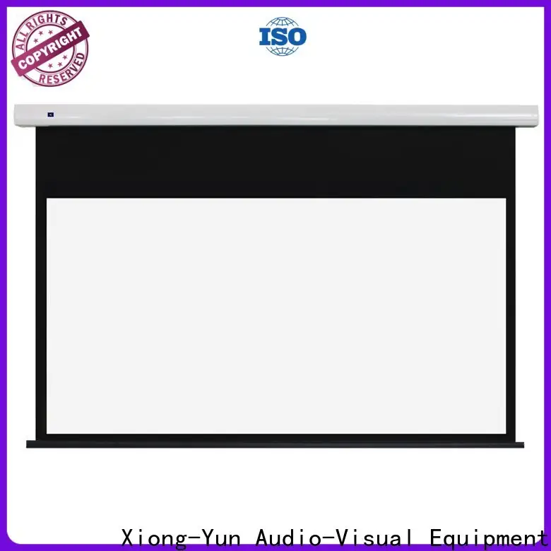 XY Screens intelligent motorised projector screen factory price for rooms 1