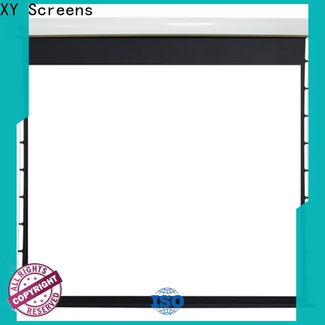 XY Screens retractable Home theater projection screen personalized for home 1
