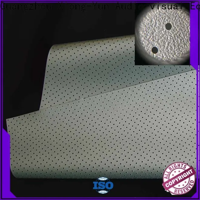 XY Screens transparent Acoustically Transparent Fabrics directly sale for motorized projection screen 1