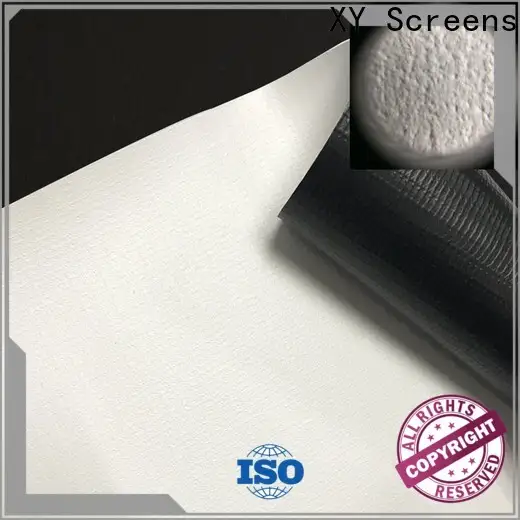 XY Screens standard front fabrics inquire now for thin frame projector screen 1
