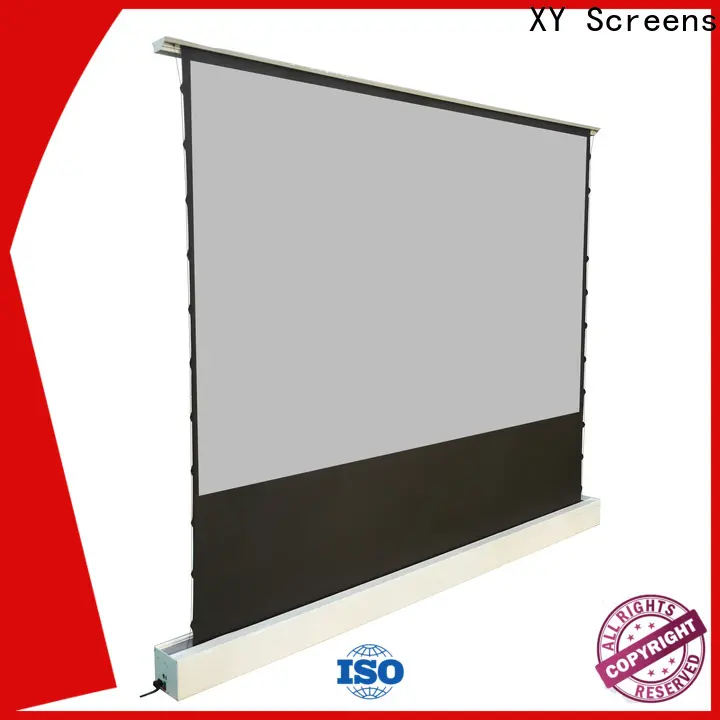 XY Screens rising projection screen price factory for indoors 1
