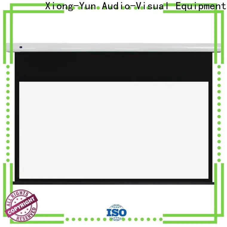 XY Screens motorised projector screen wholesale for theater 1