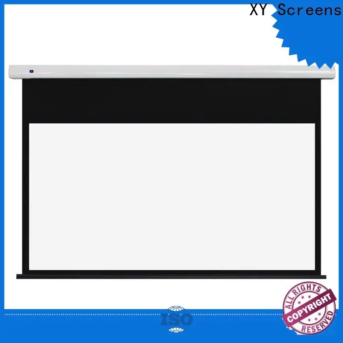 XY Screens intelligent tensioned projector screen personalized for home 1