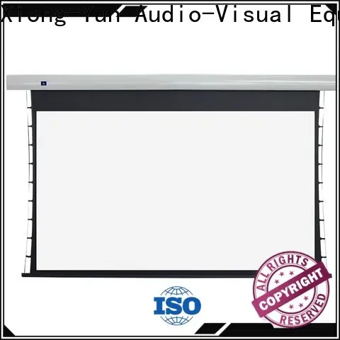 XY Screens intelligent tab tensioned projector screen supplier for home 1