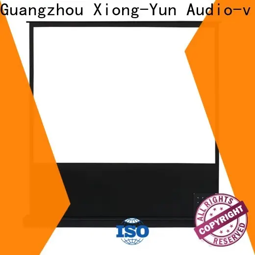 XY Screens rising portable pull up projector screen with good price for home 1