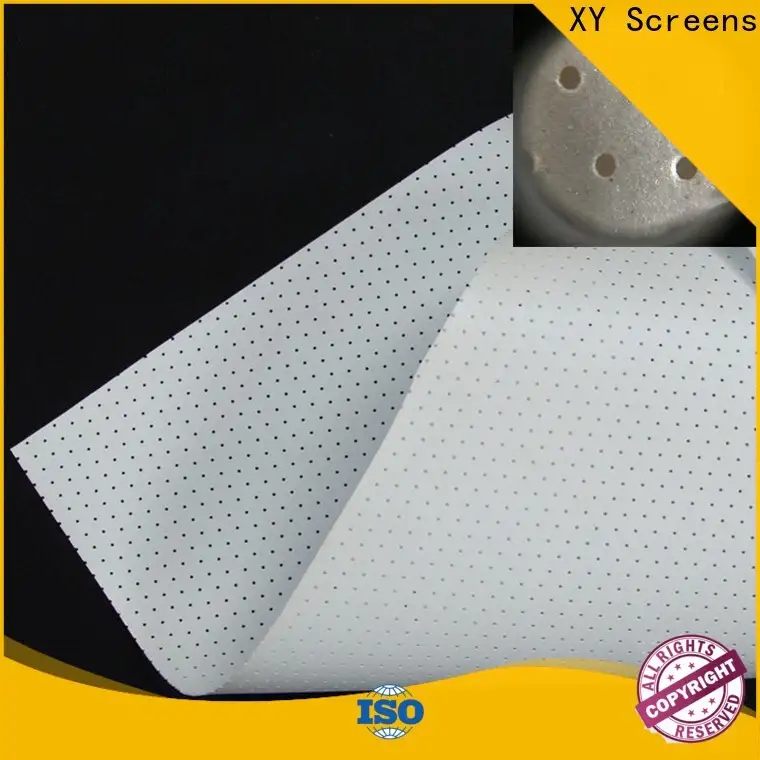 XY Screens acoustically 120 acoustically transparent screen customized for fixed frame projection screen1 1