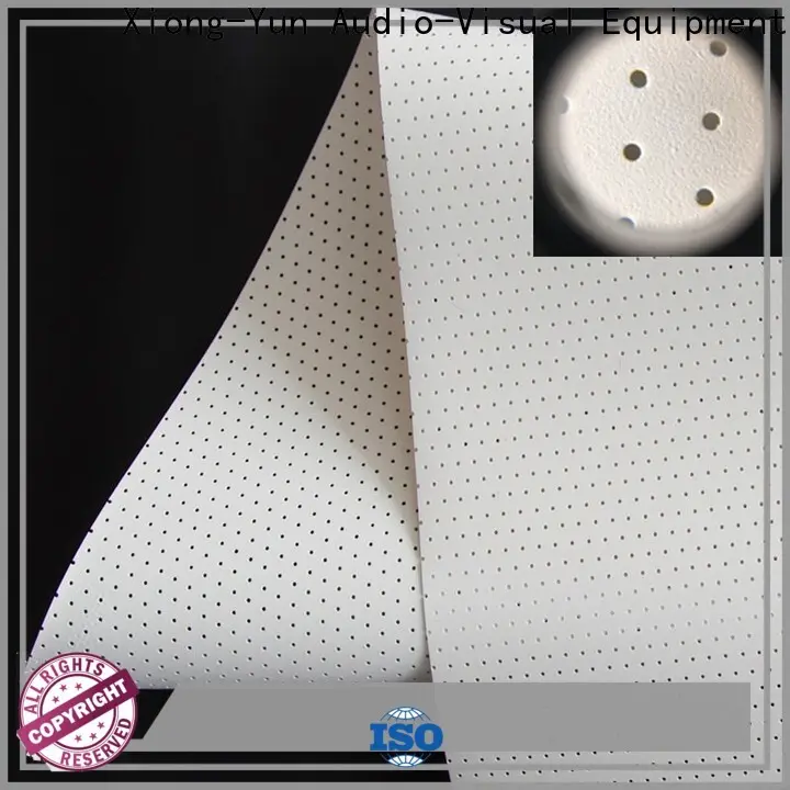 XY Screens metallic acoustically transparent screen directly sale for thin frame projector screen 1
