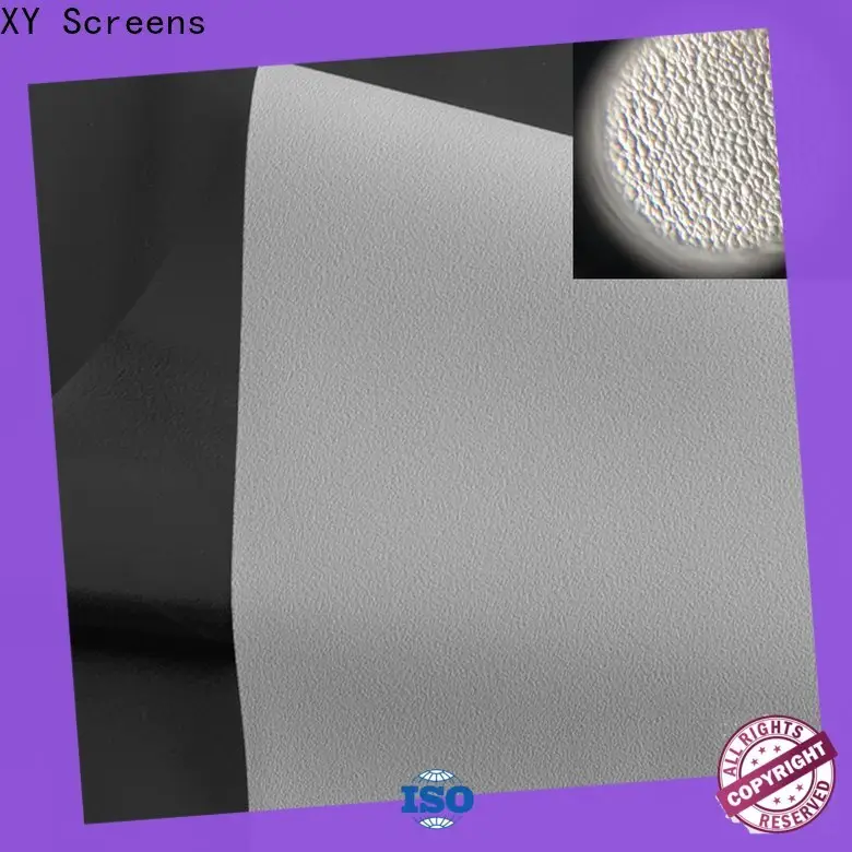 flexible front and rear fabric design for thin frame projector screen 1