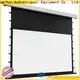 electric tensioned projector screen factory price for home 1