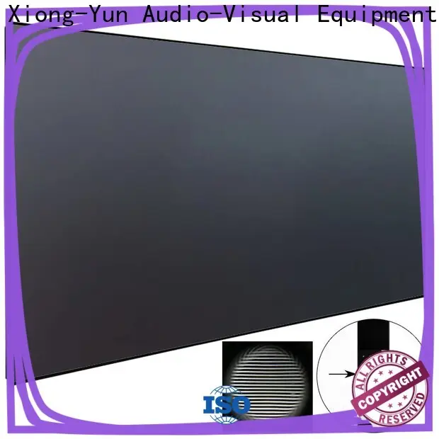 XY Screens thin ultra short throw projector screen series for television 1