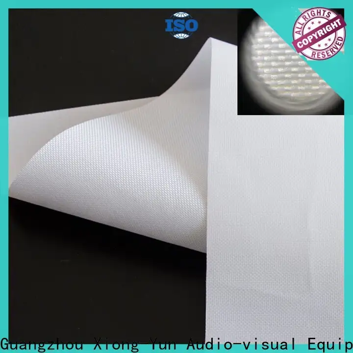 XY Screens acoustically rear projection screen material with good price for thin frame projector screen 1