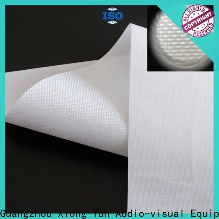 XY Screens acoustically rear projection screen material with good price for thin frame projector screen 1