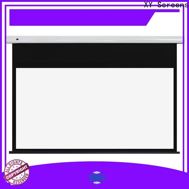 XY Screens Motorized Projection Screen personalized for theater1 1
