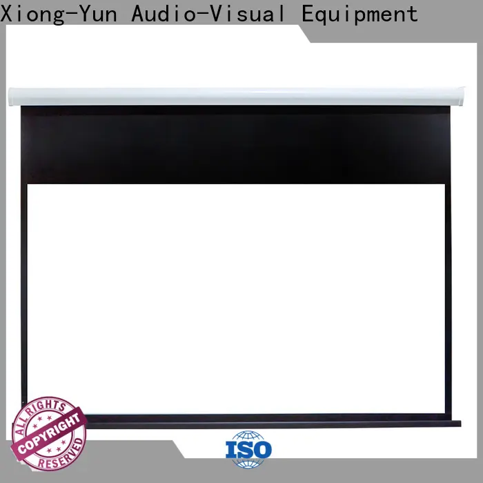 curved Motorized Projection Screen wholesale for theater1 1