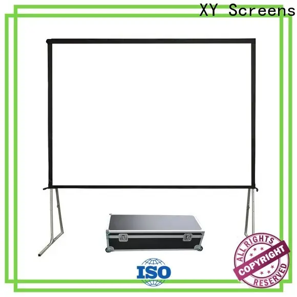 XY Screens stable outdoor retractable projector screen factory price for outdoor 1