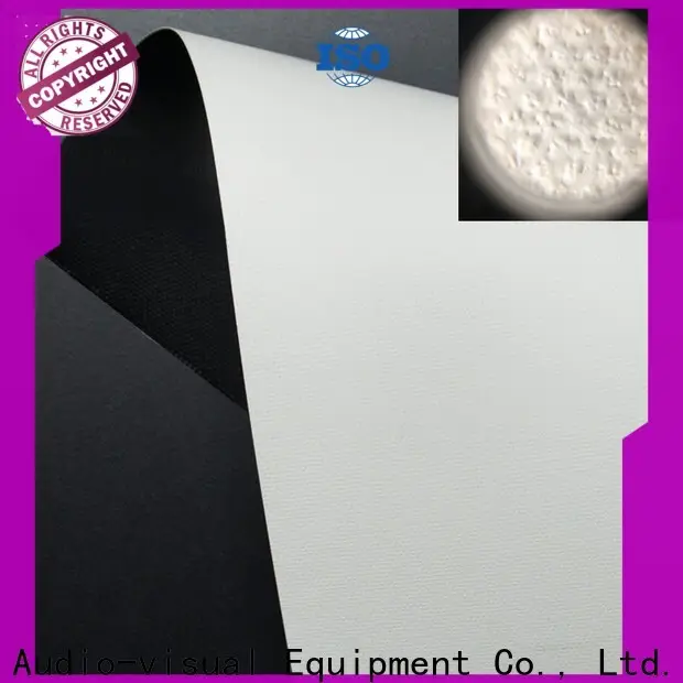 XY Screens front and rear fabric factory for motorized projection screen1 1