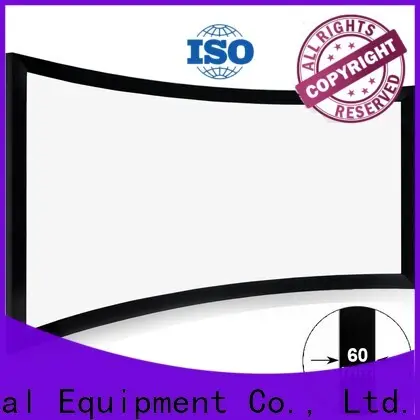 slim curved projector screen factory price for ktv1 1