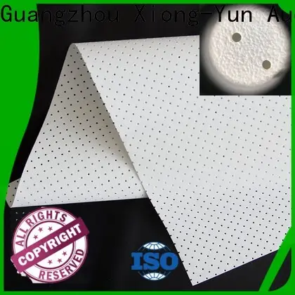 XY Screens perforating best acoustically transparent screen series for thin frame projector screen 1