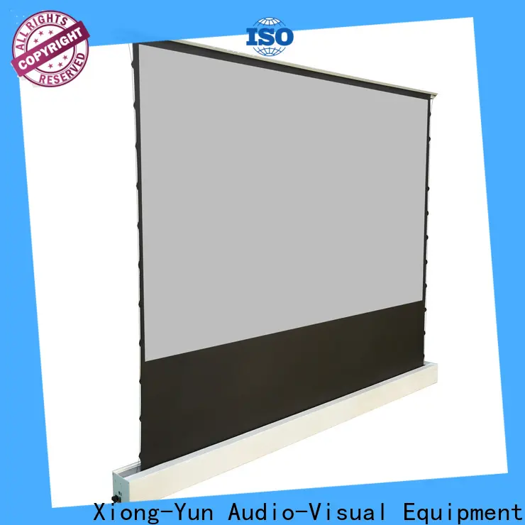 XY Screens white portable pull up projector screen inquire now for indoors 1