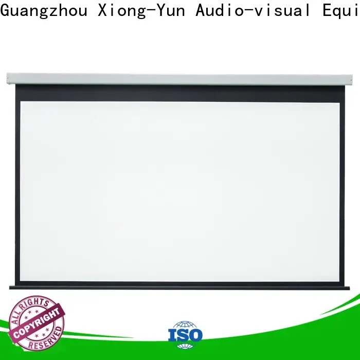 curved Home theater projection screen personalized for rooms 1