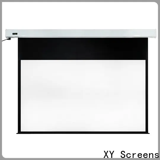 XY Screens motorized projector screen factory price for rooms 1