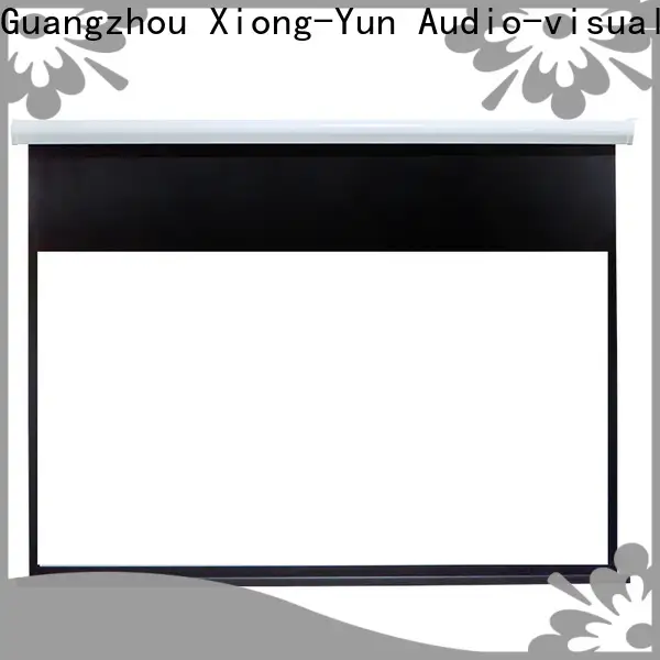 retractable Motorized Projection Screen wholesale for rooms 1
