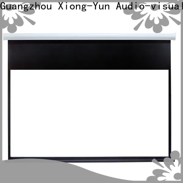 retractable Motorized Projection Screen wholesale for rooms 1