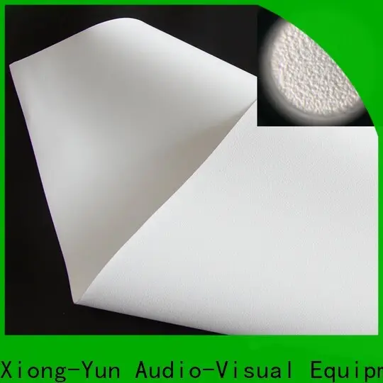 XY Screens front and rear fabric design for thin frame projector screen3 1