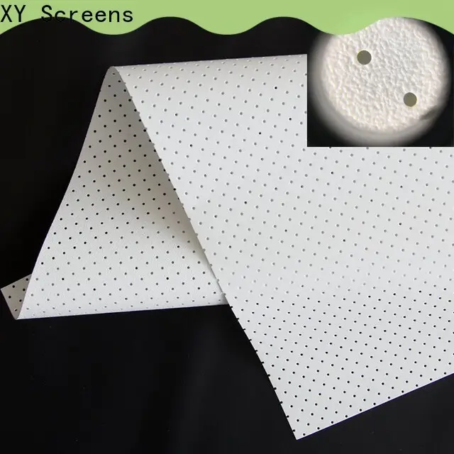 XY Screens best acoustically transparent screen series for thin frame projector screen 1