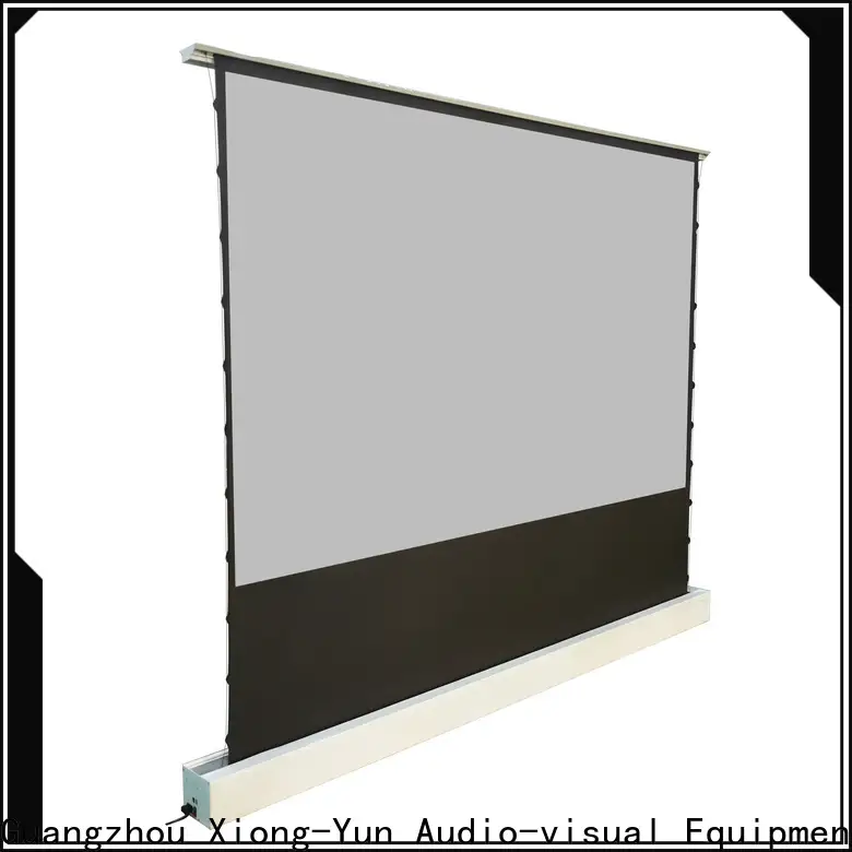 electric floor rising screen design for living room 1