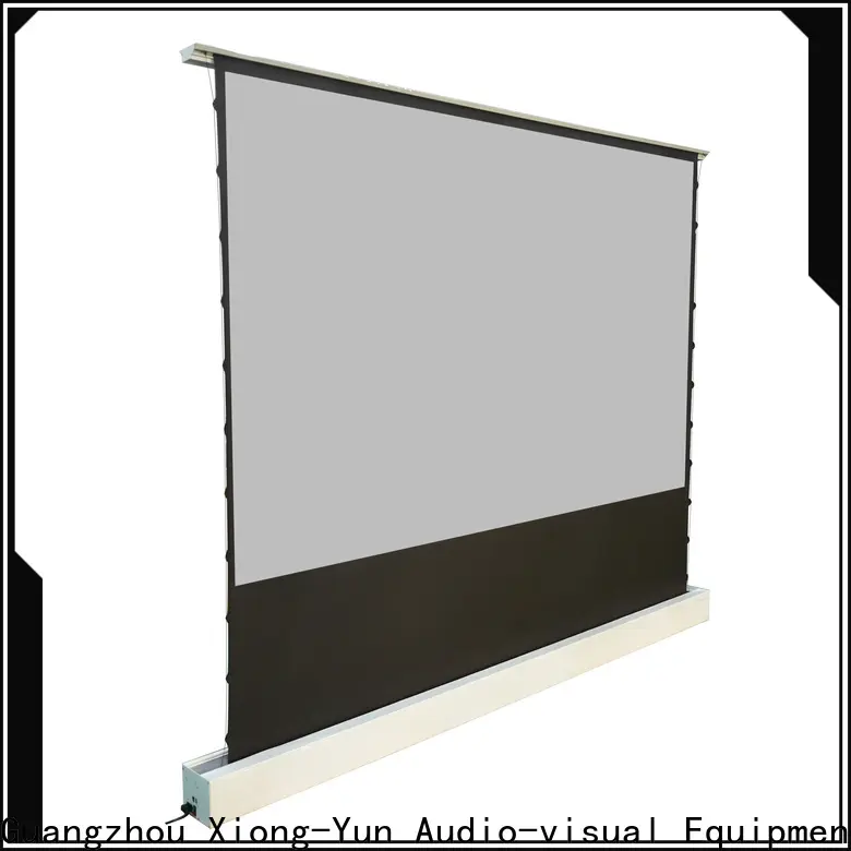 electric floor rising screen design for living room 1
