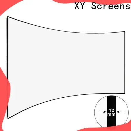 XY Screens curved home theater screen personalized for household1 1