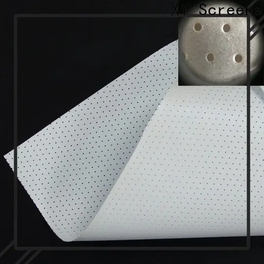 transparent Acoustically Transparent Fabrics customized for motorized projection screen 1