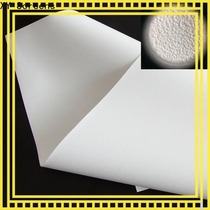 XY Screens front fabrics design for thin frame projector screen 1