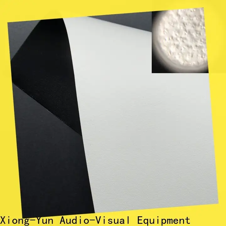 flexible front and rear fabric with good price for projector screen 1