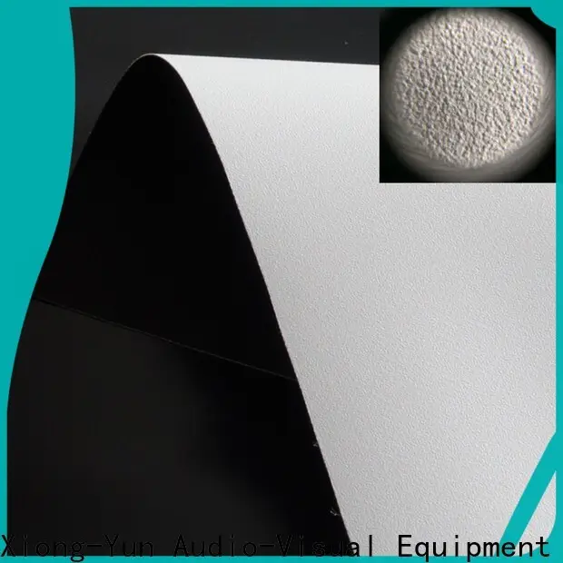 XY Screens hard screen front fabrics with good price for fixed frame projection screen 1