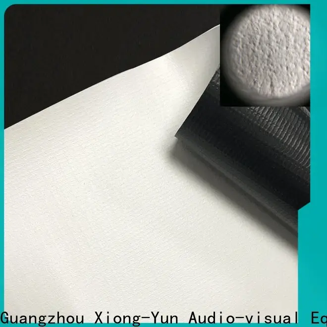 XY Screens durable projector fabric design for fixed frame projection screen 1