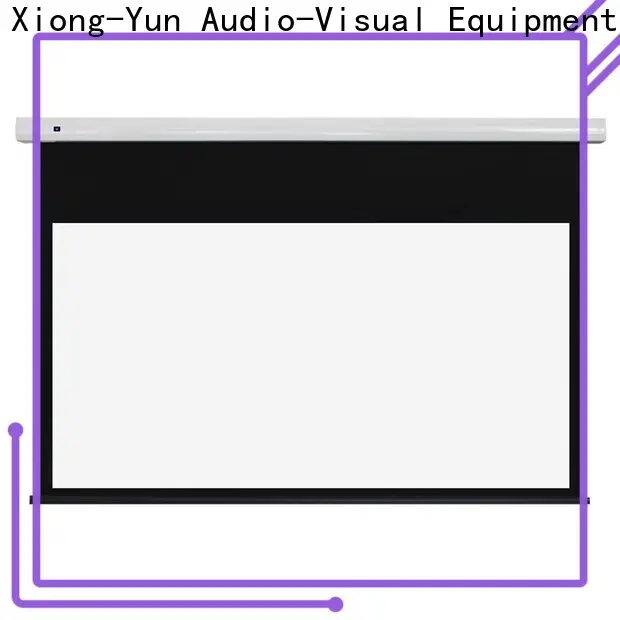 XY Screens motorized hd projector screen factory for home 1