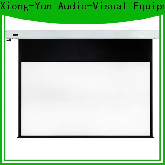 XY Screens retractable Motorized Projection Screen factory price for rooms 1