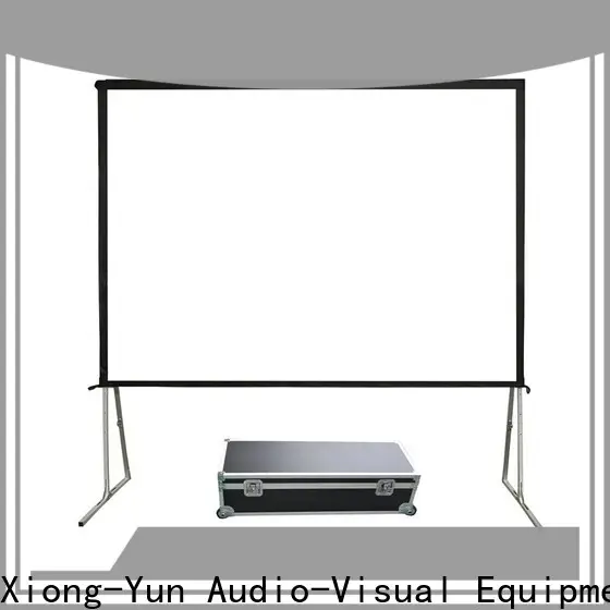 XY Screens outdoor retractable projector screen personalized for park 1