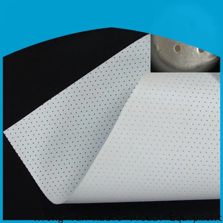 metallic acoustic absorbing fabric from China for projector screen 1