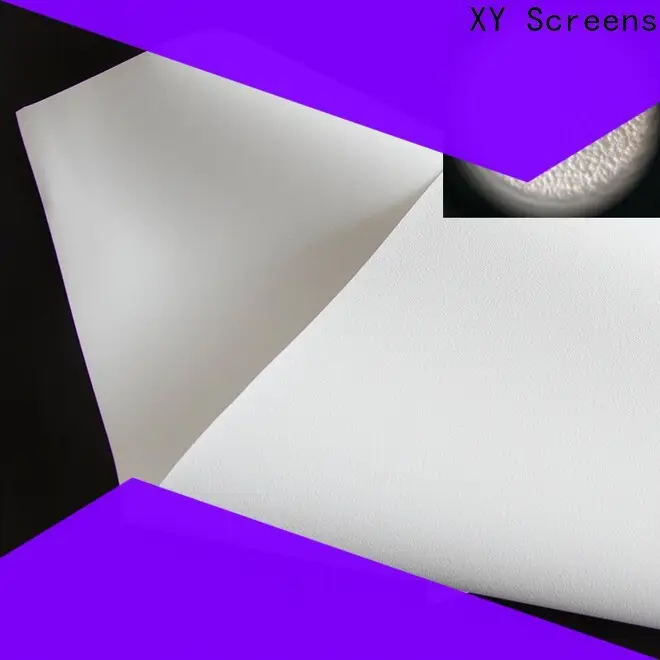 XY Screens professional front and rear fabric with good price for fixed frame projection screen 1
