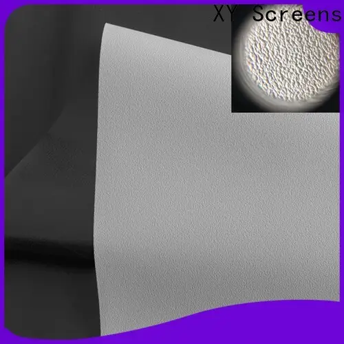 XY Screens front and rear fabric design for thin frame projector screen4 1
