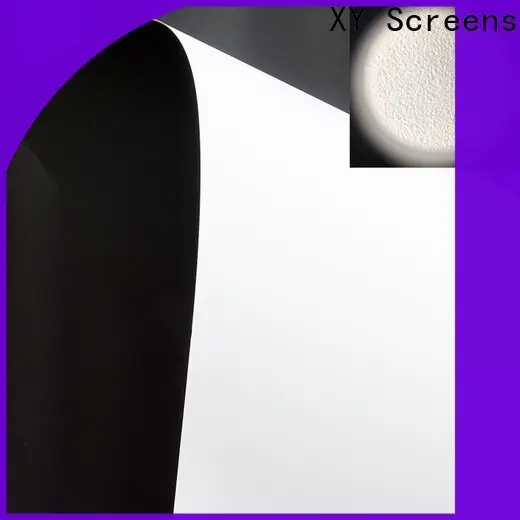 XY Screens flexible front fabrics inquire now for fixed frame projection screen 1