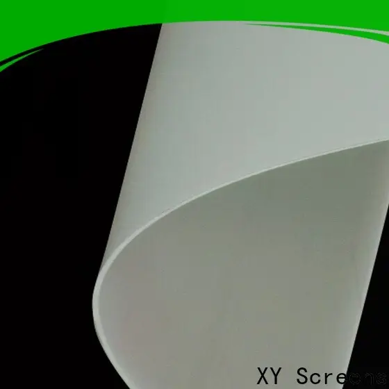 XY Screens transparent rear projection fabric inquire now for fixed frame projection screen 1