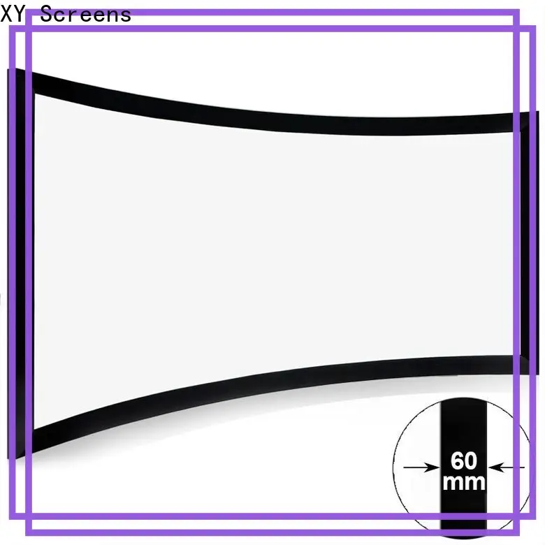 XY Screens mini Home Entertainment Curved Projector Screens factory price for movies 1