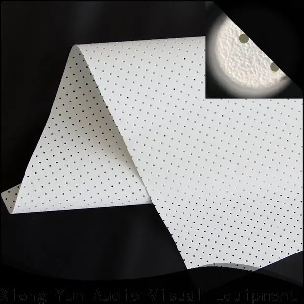 transparent best acoustically transparent screen from China for motorized projection screen 1